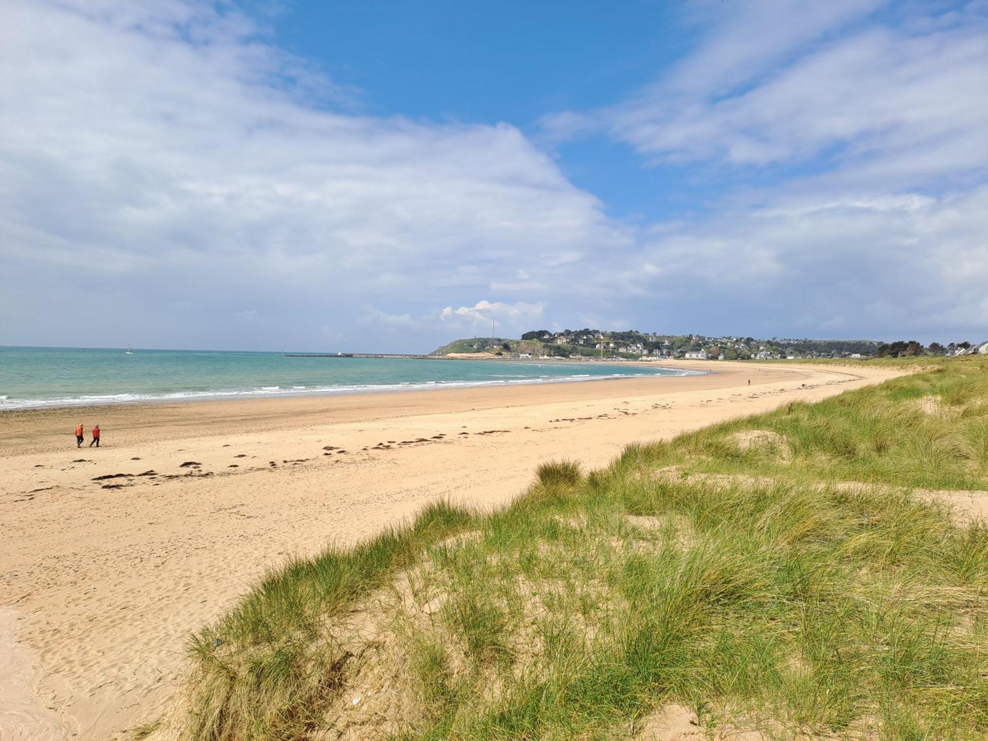 Les Goelettes A 250 M De La Plage 巴讷维尔-卡特里特 外观 照片